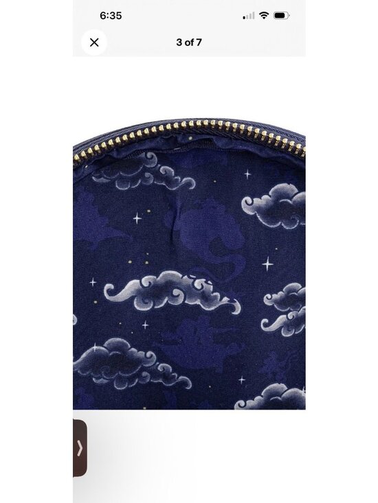 Loungefly Disney Aladdin Princess Jasmine Castle Abu Mini Backpack Genie Lamp main image 5